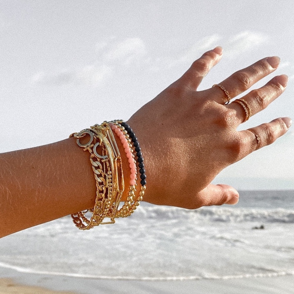 Gorjana NWT Harper Paperclip Bracelet ✨ // Gold - Picture 10 of 13